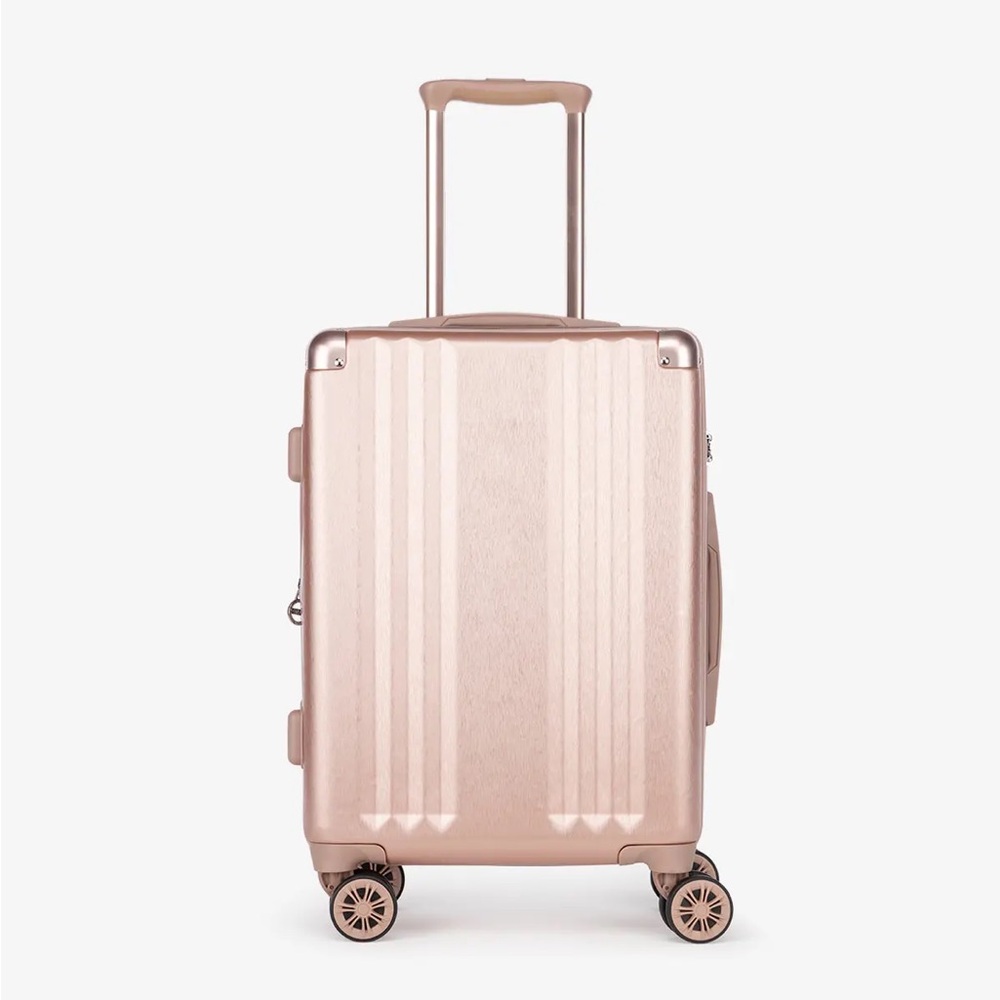 Calpak Ambeur Carry-On Luggage in Rose Gold